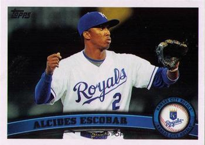 #US246 Alcides Escobar - Kansas City Royals - 2011 Topps Update Baseball