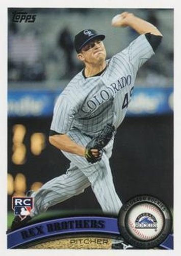 #US24 Rex Brothers - Colorado Rockies - 2011 Topps Update Baseball
