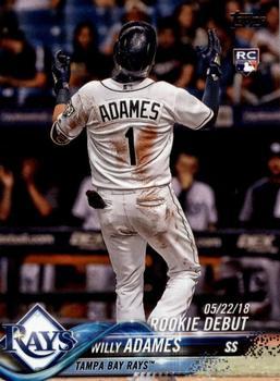 #US25 Willy Adames - Tampa Bay Rays - 2018 Topps Update Baseball