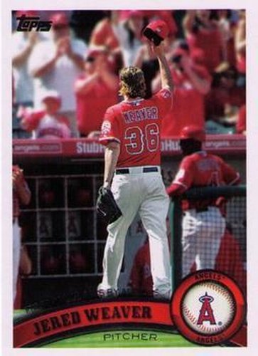 #US26 Jered Weaver - Los Angeles Angels - 2011 Topps Update Baseball