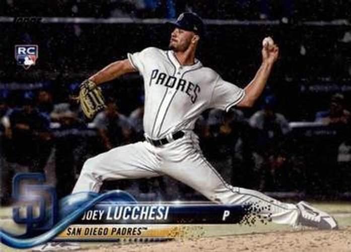 #US271a Joey Lucchesi - San Diego Padres - 2018 Topps Update Baseball