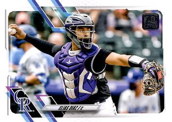 #US281 Elias Diaz - Colorado Rockies - 2021 Topps Update Baseball
