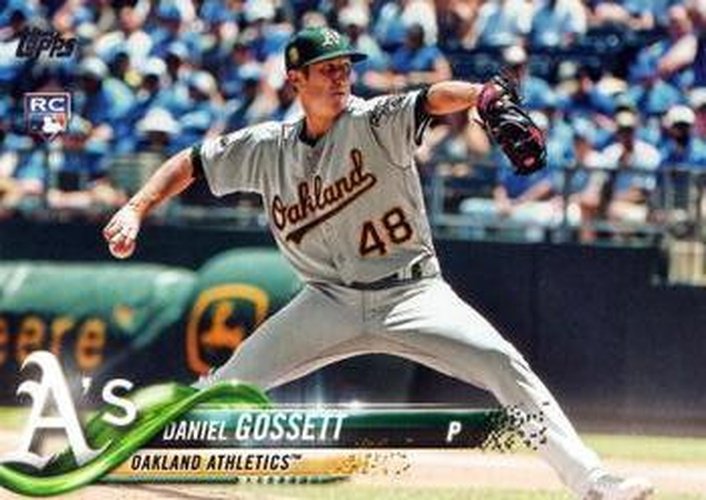 #US283 Daniel Gossett - Oakland Athletics - 2018 Topps Update Baseball