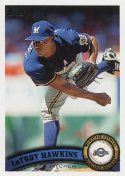 #US283 LaTroy Hawkins - Milwaukee Brewers - 2011 Topps Update Baseball