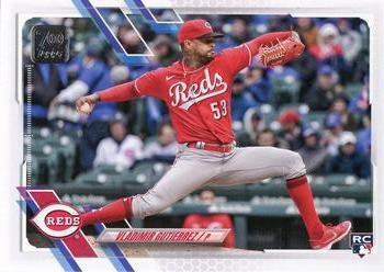 #US285 Vladimir Gutierrez - Cincinnati Reds - 2021 Topps Update Baseball