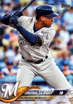 #US287 Jonathan Schoop - Milwaukee Brewers - 2018 Topps Update Baseball