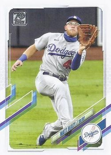 #US294 Matt Beaty - Los Angeles Dodgers - 2021 Topps Update Baseball