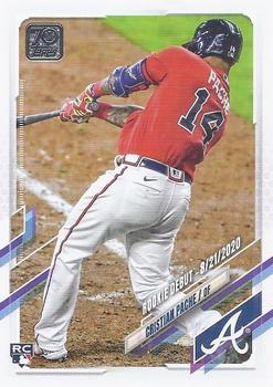 #US295 Cristian Pache - Atlanta Braves - 2021 Topps Update Baseball