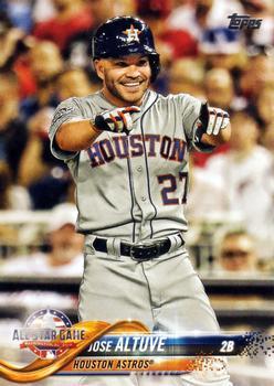 #US299 Jose Altuve - Houston Astros - 2018 Topps Update Baseball