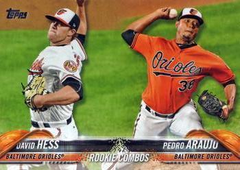 #US29 David Hess / Pedro Araujo - Baltimore Orioles - 2018 Topps Update Baseball