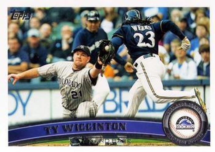#US2 Ty Wigginton - Colorado Rockies - 2011 Topps Update Baseball