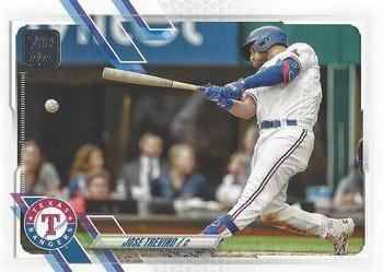 #US320 Jose Trevino - Texas Rangers - 2021 Topps Update Baseball