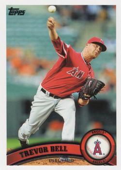 #US326 Trevor Bell - Los Angeles Angels - 2011 Topps Update Baseball