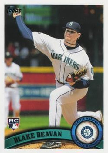 #US327 Blake Beavan - Seattle Mariners - 2011 Topps Update Baseball