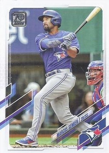 #US33 Marcus Semien - Toronto Blue Jays - 2021 Topps Update Baseball