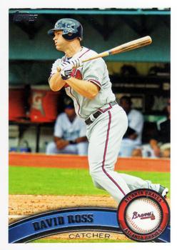 #US34 David Ross - Atlanta Braves - 2011 Topps Update Baseball