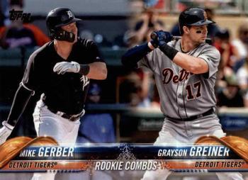 #US36 Mike Gerber / Grayson Greiner - Detroit Tigers - 2018 Topps Update Baseball