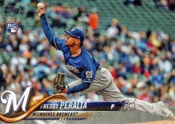 #US39a Freddy Peralta - Milwaukee Brewers - 2018 Topps Update Baseball