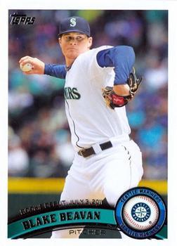 #US3 Blake Beavan - Seattle Mariners - 2011 Topps Update Baseball