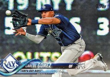 #US46 Carlos Gomez - Tampa Bay Rays - 2018 Topps Update Baseball