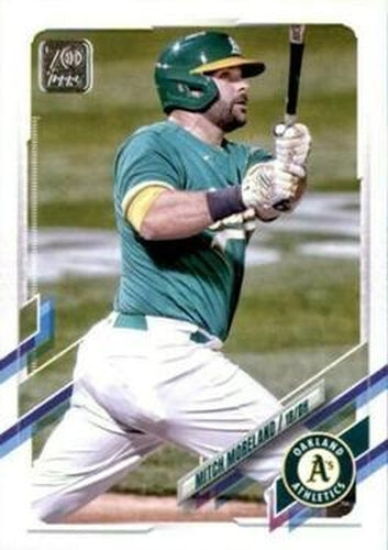 #US4 Mitch Moreland - Oakland Athletics - 2021 Topps Update Baseball