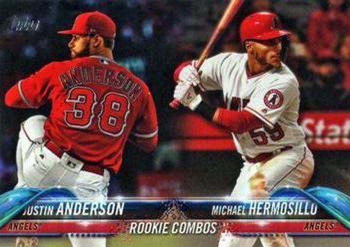 #US52 Justin Anderson / Michael Hermosillo - Los Angeles Angels - 2018 Topps Update Baseball
