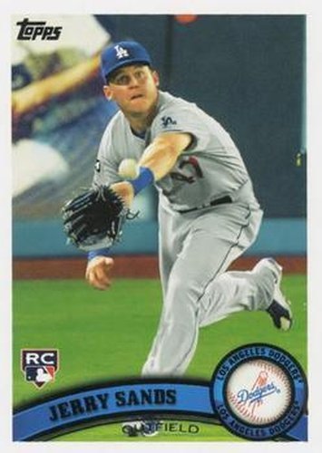 #US54 Jerry Sands - Los Angeles Dodgers - 2011 Topps Update Baseball