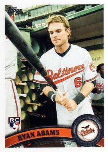 #US56 Ryan Adams - Baltimore Orioles - 2011 Topps Update Baseball
