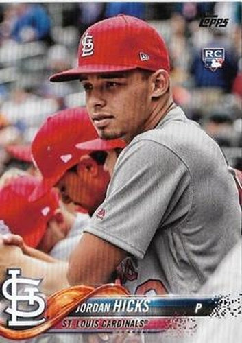#US58b Jordan Hicks - St. Louis Cardinals - 2018 Topps Update Baseball