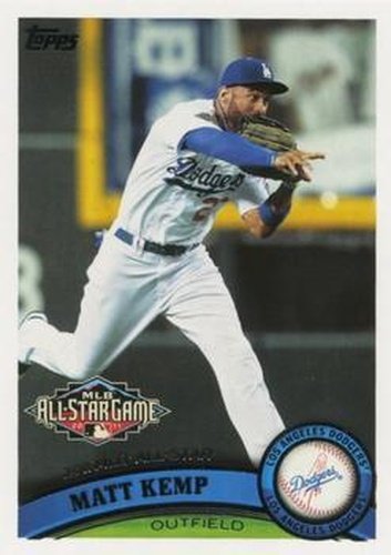 #US59a Matt Kemp - Los Angeles Dodgers - 2011 Topps Update Baseball