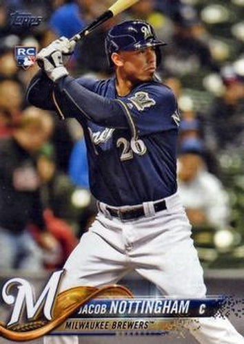 #US6 Jacob Nottingham - Milwaukee Brewers - 2018 Topps Update Baseball
