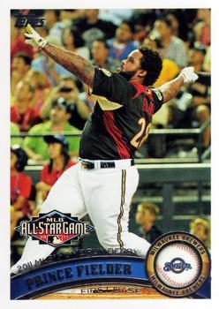 #US6 Prince Fielder - Milwaukee Brewers - 2011 Topps Update Baseball