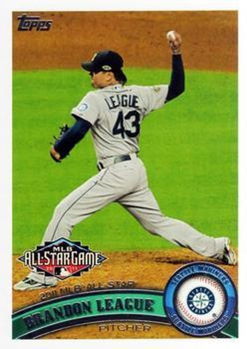 #US91 Brandon League - Seattle Mariners - 2011 Topps Update Baseball