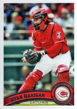 #US96 Ryan Hanigan - Cincinnati Reds - 2011 Topps Update Baseball