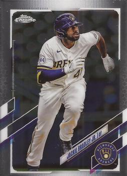 #USC10 Jackie Bradley Jr. - Milwaukee Brewers - 2021 Topps Chrome Update Baseball