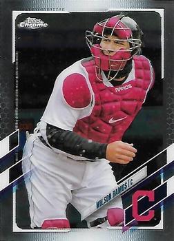 #USC92 Wilson Ramos - Cleveland Indians - 2021 Topps Chrome Update Baseball