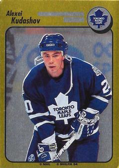 #261 Alexei Kudashov - Toronto Maple Leafs - 1994-95 Panini Hockey Stickers