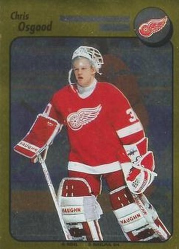 #263 Chris Osgood - Detroit Red Wings - 1994-95 Panini Hockey Stickers