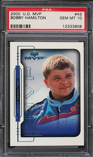 2000 UPPER DECK MVP BOBBY HAMILTON #43 PSA 10 GEM MINT