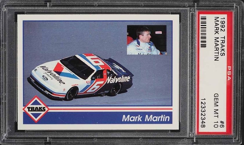 1992 TRAKS MARK MARTIN #6 PSA 10 GEM MINT
