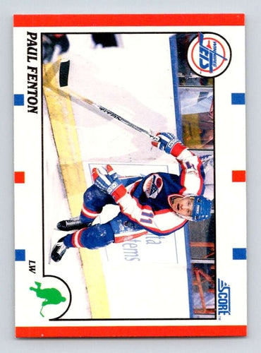 #156 Paul Fenton - Winnipeg Jets - 1990-91 Score American Hockey