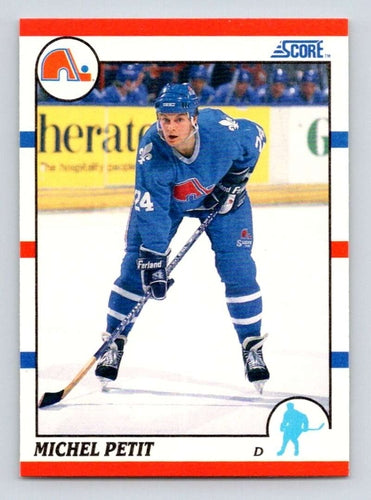 #187 Michel Petit - Quebec Nordiques - 1990-91 Score American Hockey