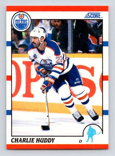 #199 Charlie Huddy - Edmonton Oilers - 1990-91 Score American Hockey