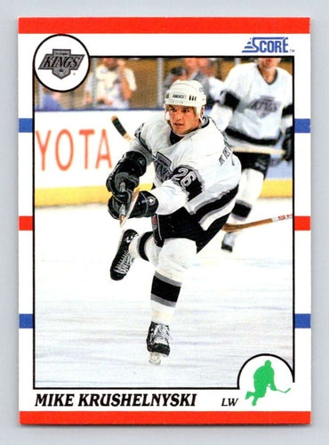 #227 Mike Krushelnyski - Los Angeles Kings - 1990-91 Score American Hockey
