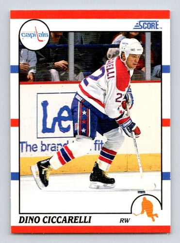 #230 Dino Ciccarelli - Washington Capitals - 1990-91 Score American Hockey
