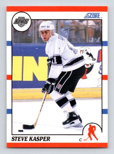 #247 Steve Kasper - Los Angeles Kings - 1990-91 Score American Hockey
