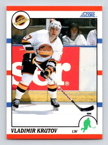 #273 Vladimir Krutov - Vancouver Canucks - 1990-91 Score American Hockey