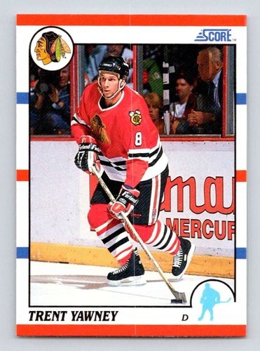 #292 Trent Yawney - Chicago Blackhawks - 1990-91 Score American Hockey