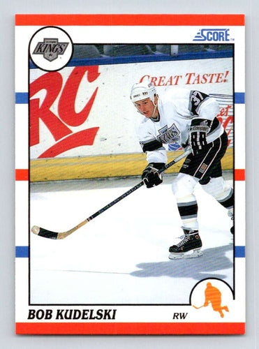 #305 Bob Kudelski - Los Angeles Kings - 1990-91 Score American Hockey