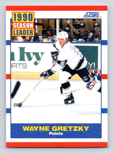#353 Wayne Gretzky - Los Angeles Kings - 1990-91 Score American Hockey